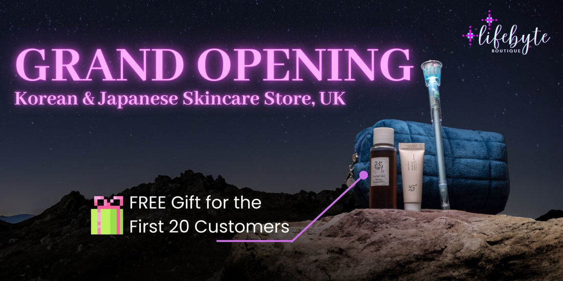 GRAND OPENING of LifeByte Boutique - Korean and Japanese Beauty Store Online in UK